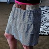 10 Minute Tube Top Dress to Skirt Refashion