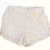 Baby Linen Ruffle Shorts