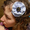 Fabulous Flower Ruffled Hair Pin