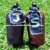 Recycled Denim Initial Keychain