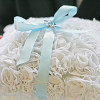 Rosette Wedding Ring Pillow