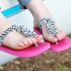 Ruffled T Strap Flip Flops