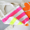 Stripes of Neon Tote