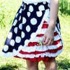 America the Beautiful Skirt