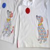 Dog Appliqued TShirt for Kids