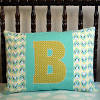 Applique Initial Pillow