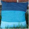 Beachy Blue Pin Tuck Pillow