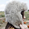 Faux Fur Floppy Ears Hat