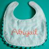 Hand Embroidered Baby Bib