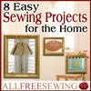 8 Easy Sewing Projects for the Home Free Sewing Patterns for Home Decor