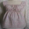 Pretty Shirred Floral Top