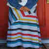 Stripe Play Maxi Dress