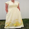 Vintage Sheet to Maxi Dress