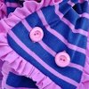 Button Ruffle Scarf
