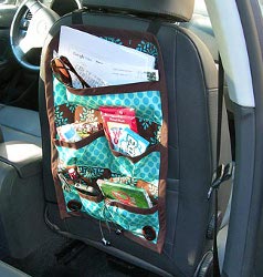 Cool Car Caddy Straps onto Head Rest