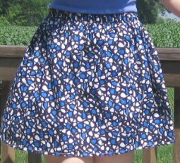 Elastic Waistband Skirt 