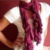 Scrunchy T-Shirt Scarf