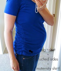 Big Tee to Maternity Tee
