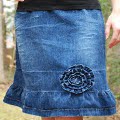 Flirty Denim Skirt 