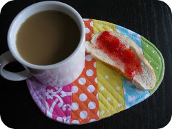 Stripey Egg Mug Rug Tutorial