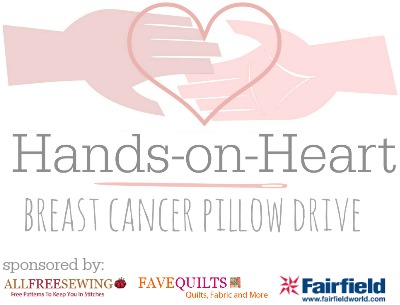  Hands-on-Heart Breast Cancer Pillow Drive