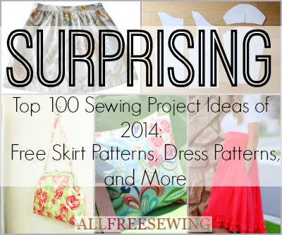 Top 100 Projects on AllFreeSewing.com
