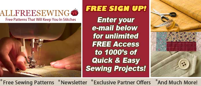 patterns sewing free. All Free Sewing - Free Sewing