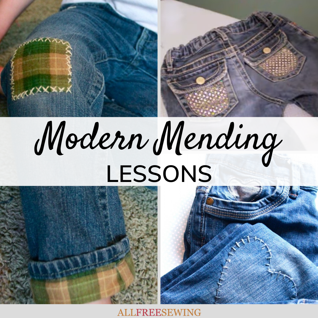 How to Repair Holes in the Knees of Pants  How to patch jeans, Sewing for  kids, Upcycle kids